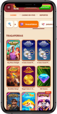 Captura de pantalla de la página del casino BillyBets
