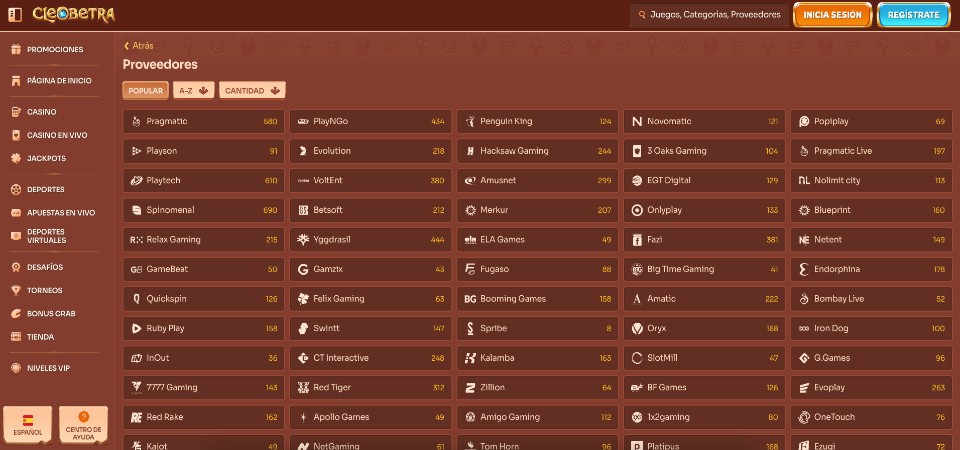 Proveedores de Software Cleobetra
