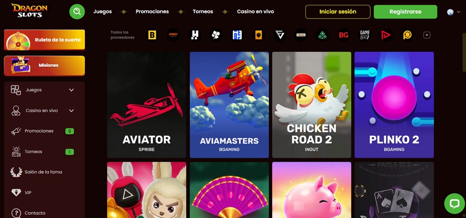 Juegos Instantáneos Dragonslots