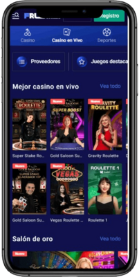 Casino en Vivo en Frumzi