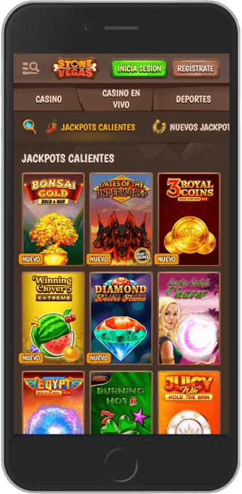 Jackpots Progresivos en Stonevegas