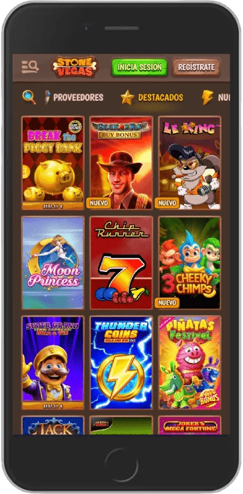 Slots (Tragamonedas) en Stonevegas