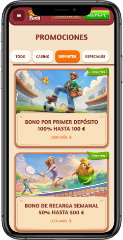 Captura de pantalla de la página promocional de BillyBets