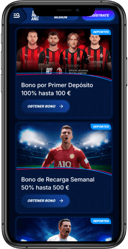 Captura de pantalla de la página promocional de Boomerang Bet