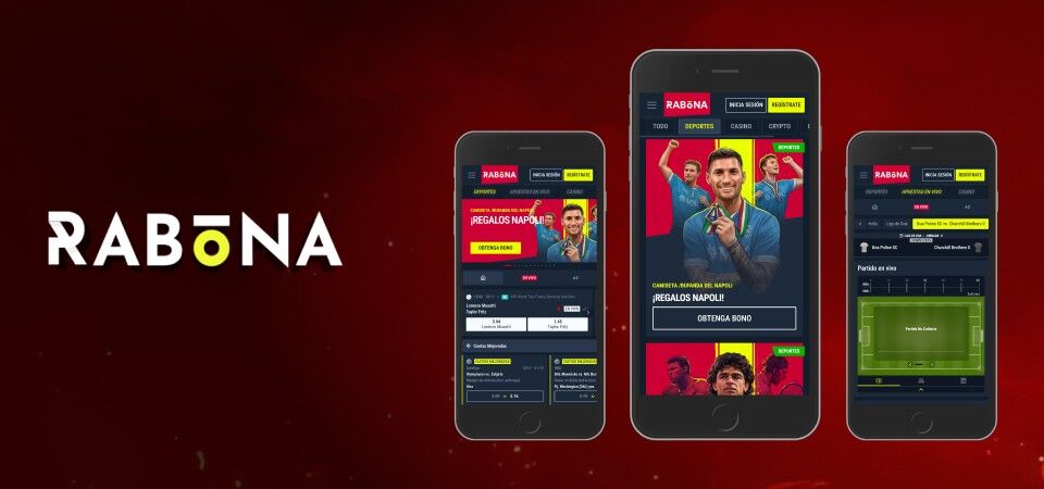 Capturas de pantalla de la aplicación Rabona