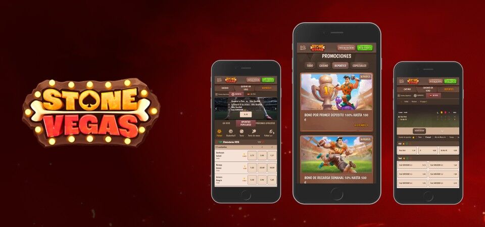 Capturas de pantalla de la aplicación Stonevegas