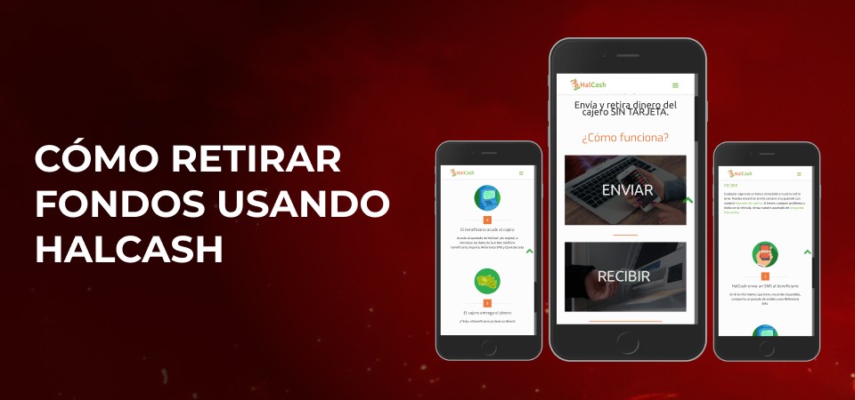 Cómo retirar fondos usando HalCash