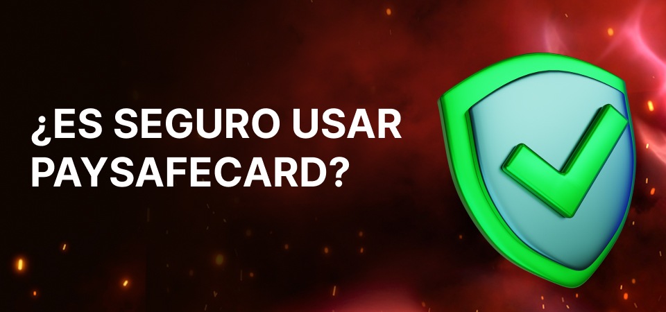 Gráfico para el bloque ¿Es seguro utilizar PaysafeCard?