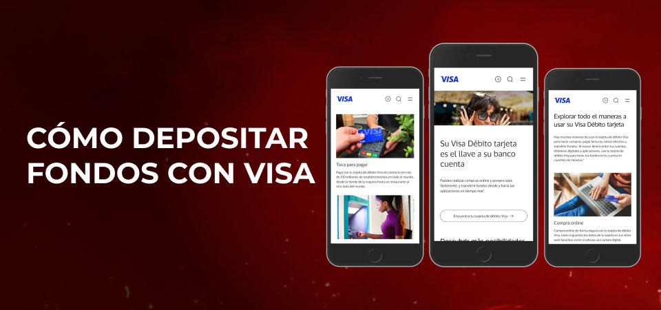 Cómo depositar fondos con Visa