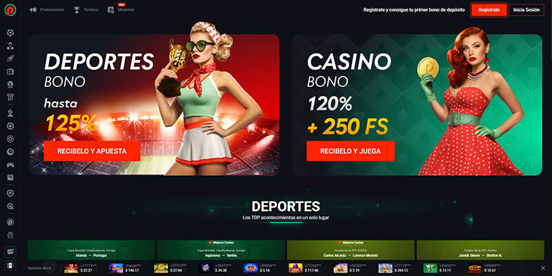 PIN-UP: la mejor para grandes depósitos (High Rollers) con cripto - licencia de Curazao