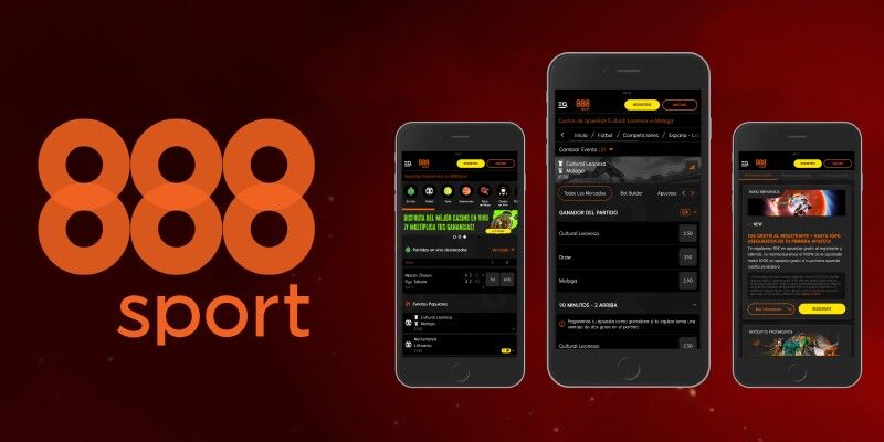 Captura de pantalla de la versión de la aplicación de 888sport