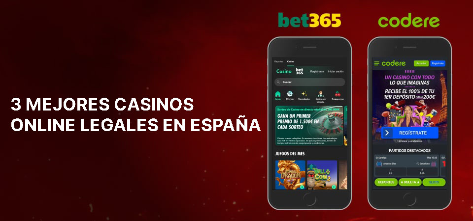 3 mejores casinos online legales en España (con licencia DGOJ)