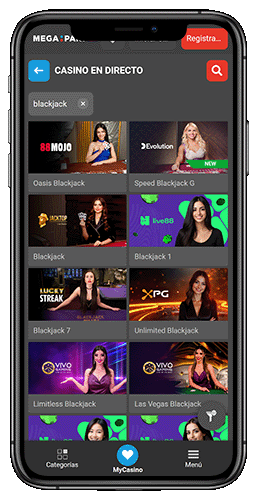 El mejor casino en línea con blackjack en vivo Megapari