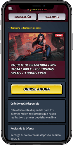 Una captura de pantalla de la página de bonificación de la casa de apuestas AllySpin