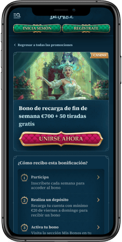 Una captura de pantalla de la página de bonificación de la casa de apuestas BetAlice