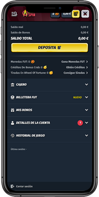 Gestión de la Cuenta