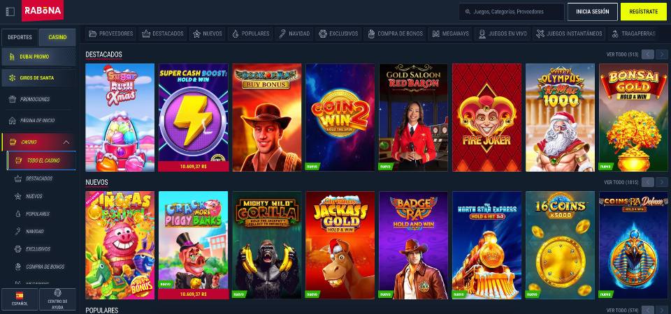 Resumen breve de la reseña de Rabona casino