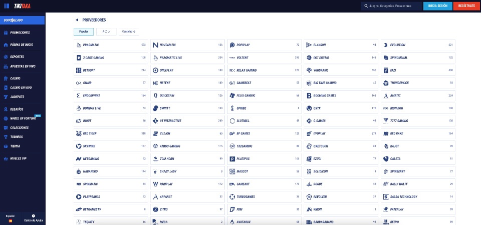Proveedores y Calidad del Software en Tikitaka