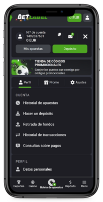 Captura de pantalla móvil de los pasos de registro 3
